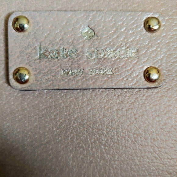 ♠️Kate Spade Anita Rose Gold Leather Zip Around Long Continental Wallet - Picture 2 of 12